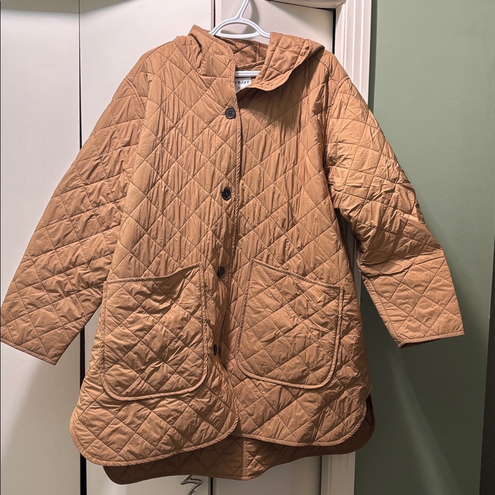 Old Navy Tan Quilted Jacket